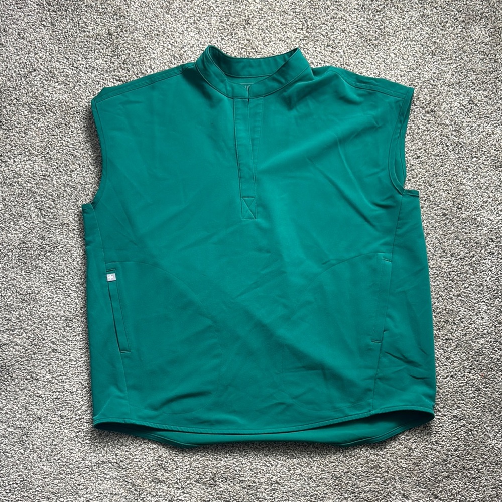 Figs Forest Green Scrub Set
